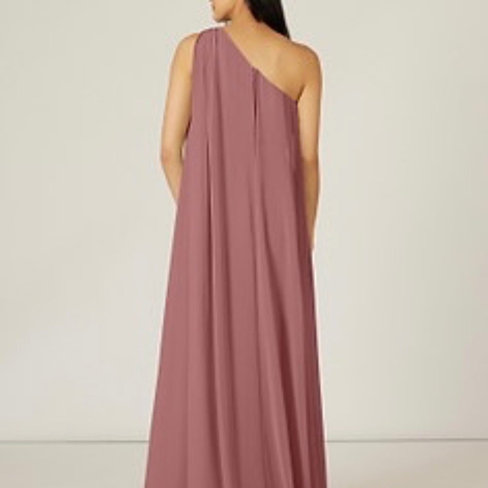 NWT - Azazie Lydia One Shoulder Dress in Vintage Mauve Sz A10 - Picture 5 of 15
